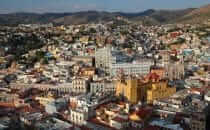 Blick über Guanajuato, Mexiko
