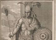 Moctezuma-II, von Antonio de Solís (author), artist unidentified [gemeinfrei], Quelle: Typ 625.99.800, Houghton Library, Harvard Universityvia Wikimedia Commons