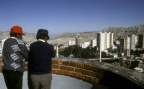 Blick über La Paz, Bolivien