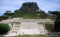 main temple in Xunantunich, Belize