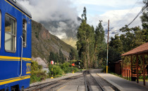 Machu Picchu train station, Peru