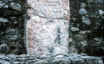 Stele in Calakmul, Mexico