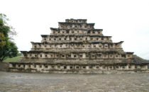 Die Nischenpyramide in El Tajín, Mexiko
