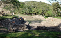 ballcourt at Toniná, Chiapas, Mexico