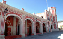 Kolonialarchitektur in Bernal, Mexiko