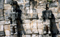 Kabah figures, Puuc Route, Yucatán, Mexico