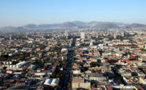 Blick vom Torre Latinoamericana, Mexico City