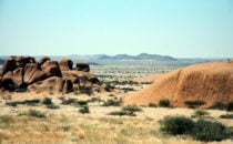 Landscape near Spitzkoppe , Namibia