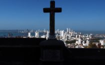 Cartagena - Blick über die Stadt von La Popa, Kolumbien
