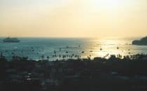 Blick über die Bucht von San Juan del Sur, Nicaragua