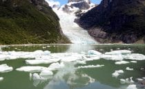 Der Serrano Gletscher, Torres del Paine Nationalpark, Chile