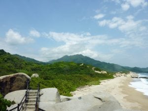 Playa Cañaveral im Tayrona Nationalpark, Kolumbien © Edelmann