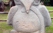 San Agustín - Meseta B bird sculpture, Colombia