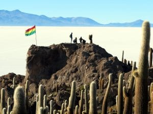 Isla Incahuasi in the Salar de Uyuni, © Bertram Roth