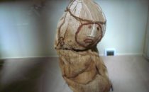 Mumie im Museum von Leymebamba, Peru
