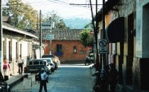 Cobán Seitenstraße, Alta Verapaz, Guatemala