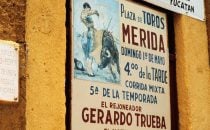 Stierkampfplakat, Mérida, Mexiko
