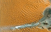 Sossusvlei, Namibia, satellite picture, Quelle: NASA