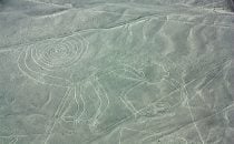 Flug über die Nazca-Linien "der Affe", Nazca, Peru
