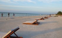Strand auf der Isla Holbox, Yucatán, Mexiko