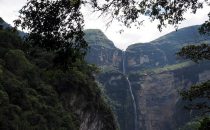 Gocta Wasserfall bei Chachapoyas, Peru