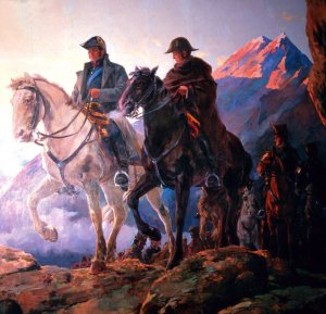 José de San Martín überquert mit seine Armee die Anden