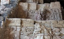Tempel der Masken in Kohunlich, Mexiko