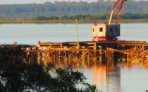 Kai des Kühlhauses „Anglo“, Fray Bentos, Uruguay